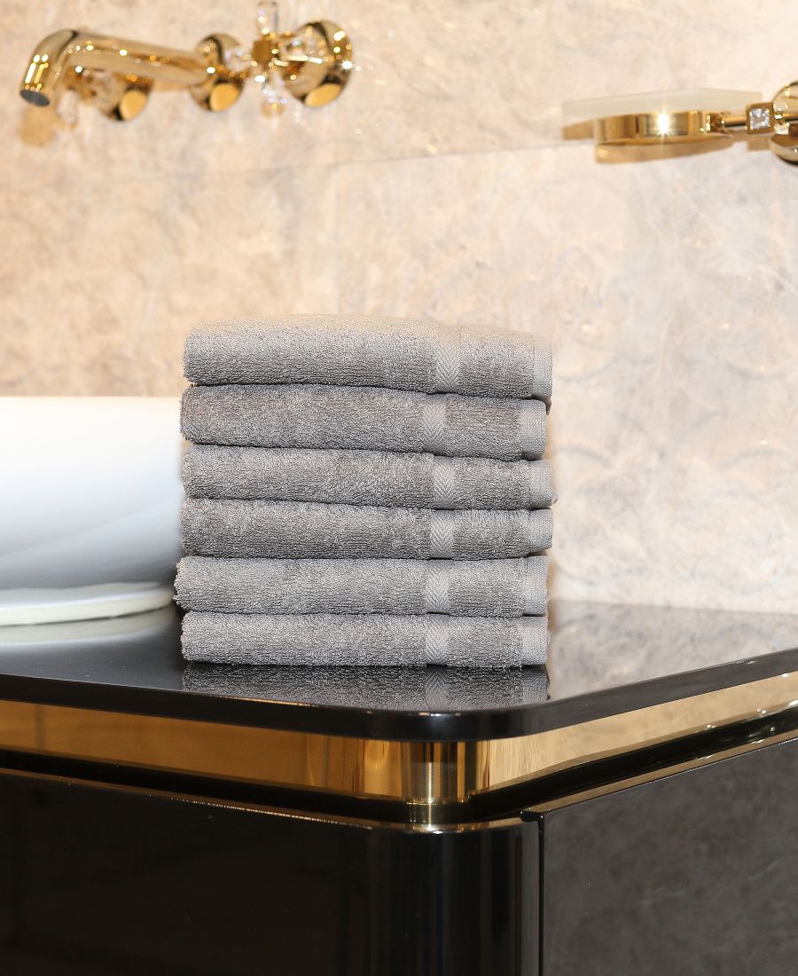 

Набор мочалок denzi из 6 предметов Linum Home, Dark Grey