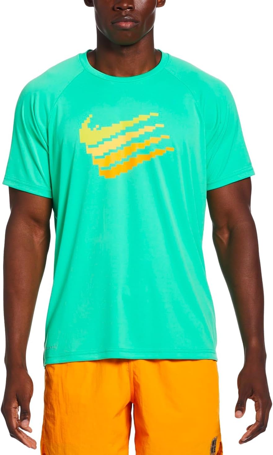 

Мужская футболка Nike Digi Swoosh Essential Hydroguard с коротким рукавом, Electric Algae