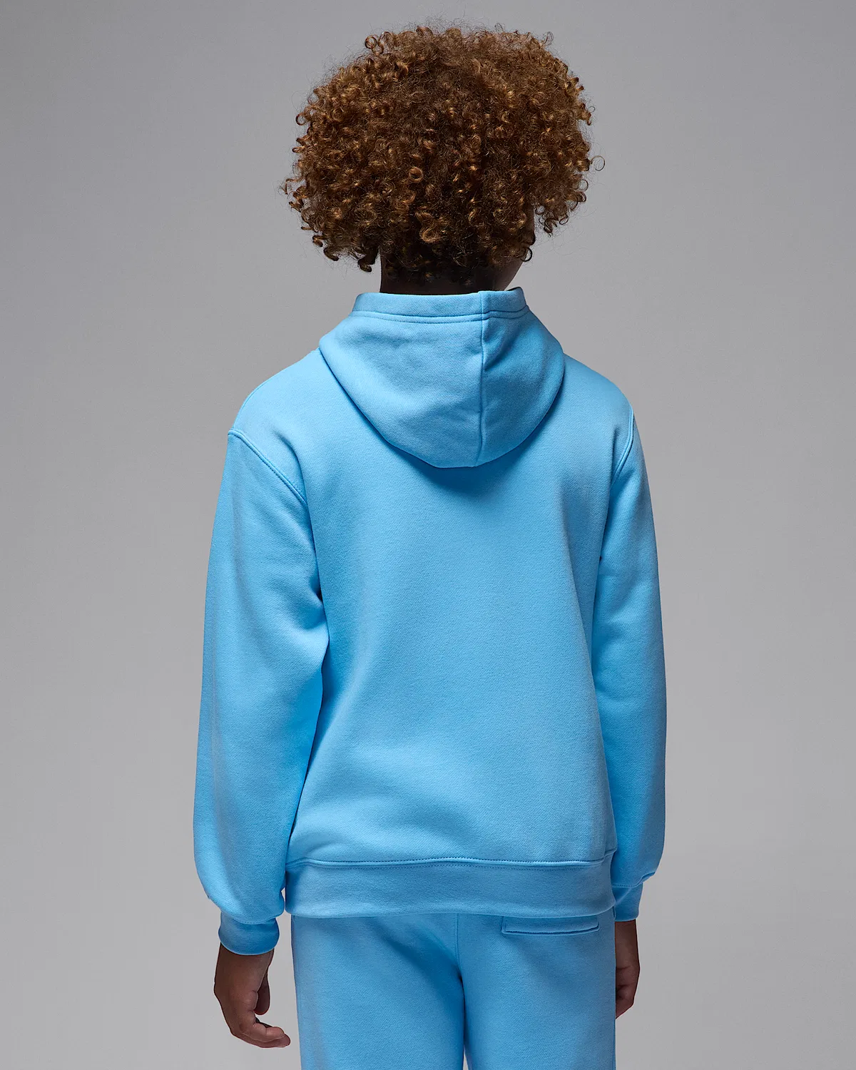 Детская толстовка Jordan Brooklyn Fleece, Blue Chill — фото 2