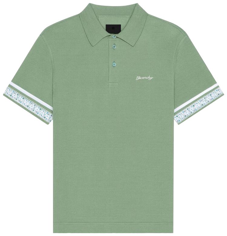 

Поло Givenchy Classic Fit Polo 'Almond Green', зеленый
