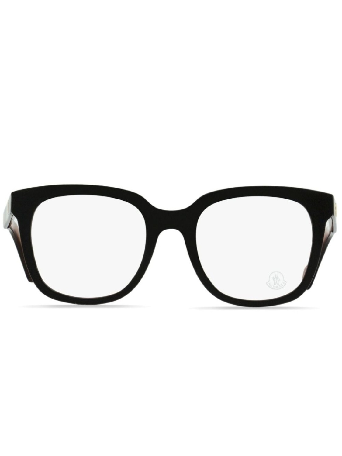 

Moncler Eyewear очки в квадратной оправе с логотипом, черный