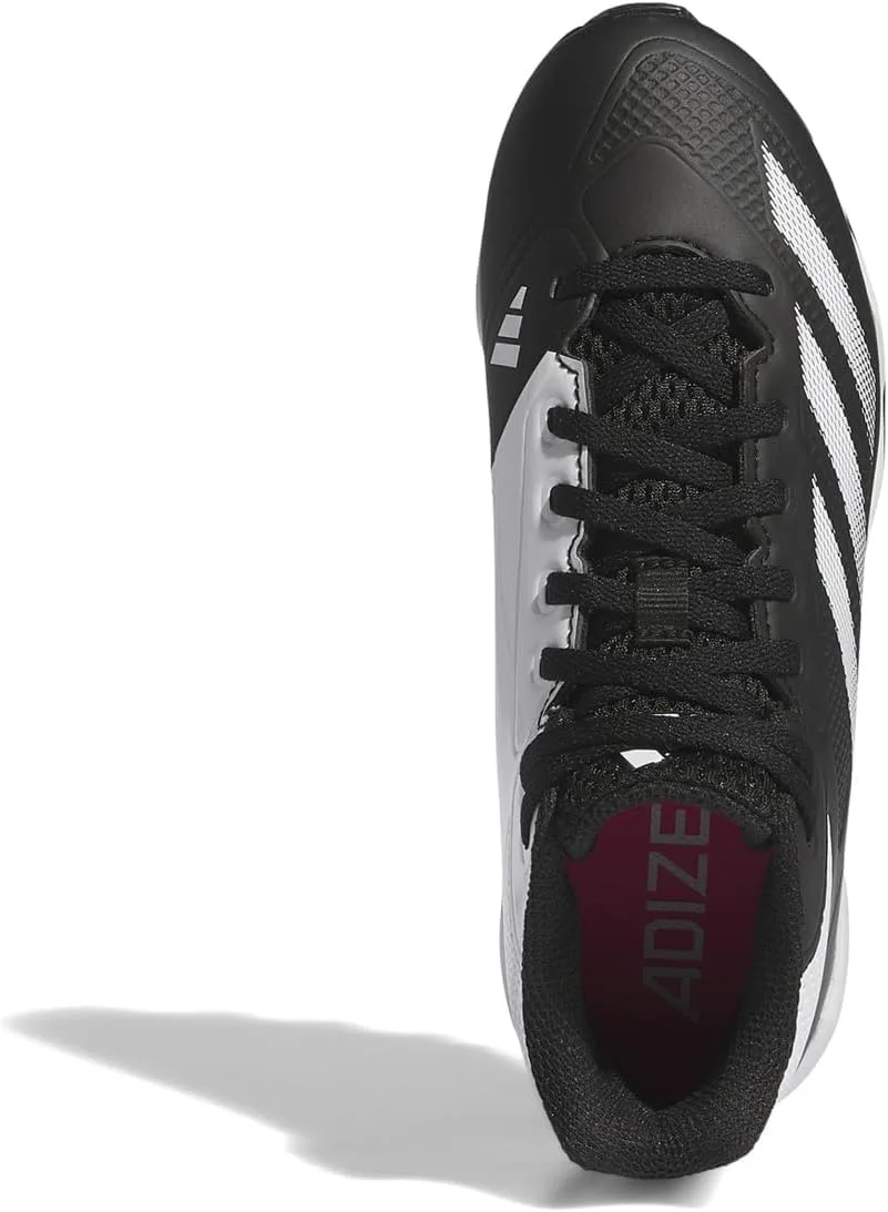 

Бейсбольные кроссовки Adidas Adizero Impact для мальчиков (малыши/маленькие дети/старшие дети), черно-белый