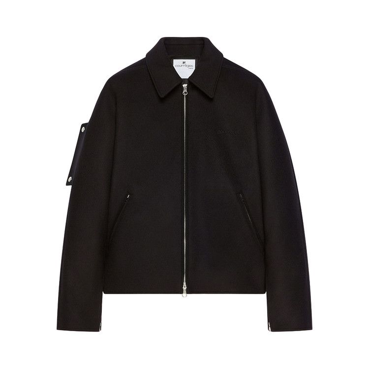 

Бомбер Courrèges Embroidered Wool Bomber Jacket 'Black'