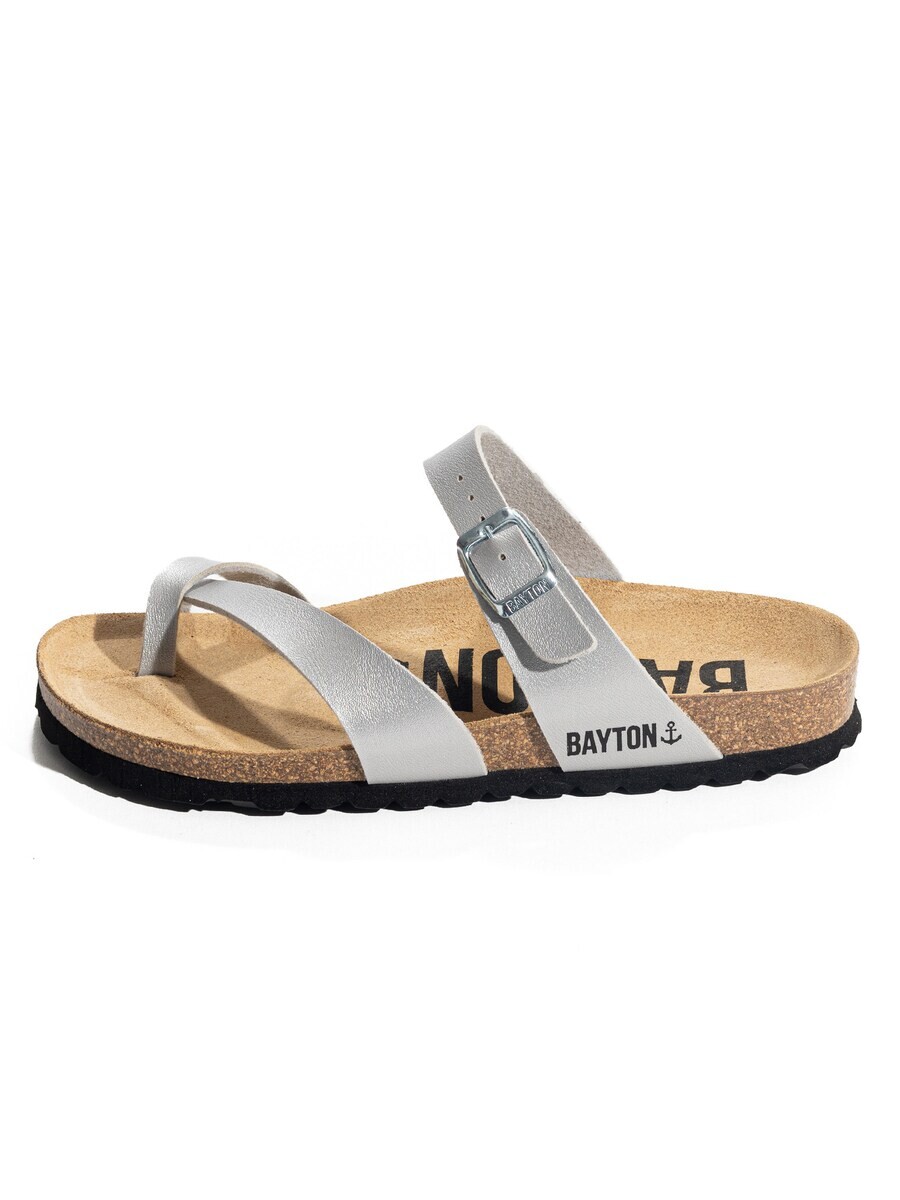 Сандалии с т-образным ремешком Bayton T-Bar Sandals Diane, серебряный