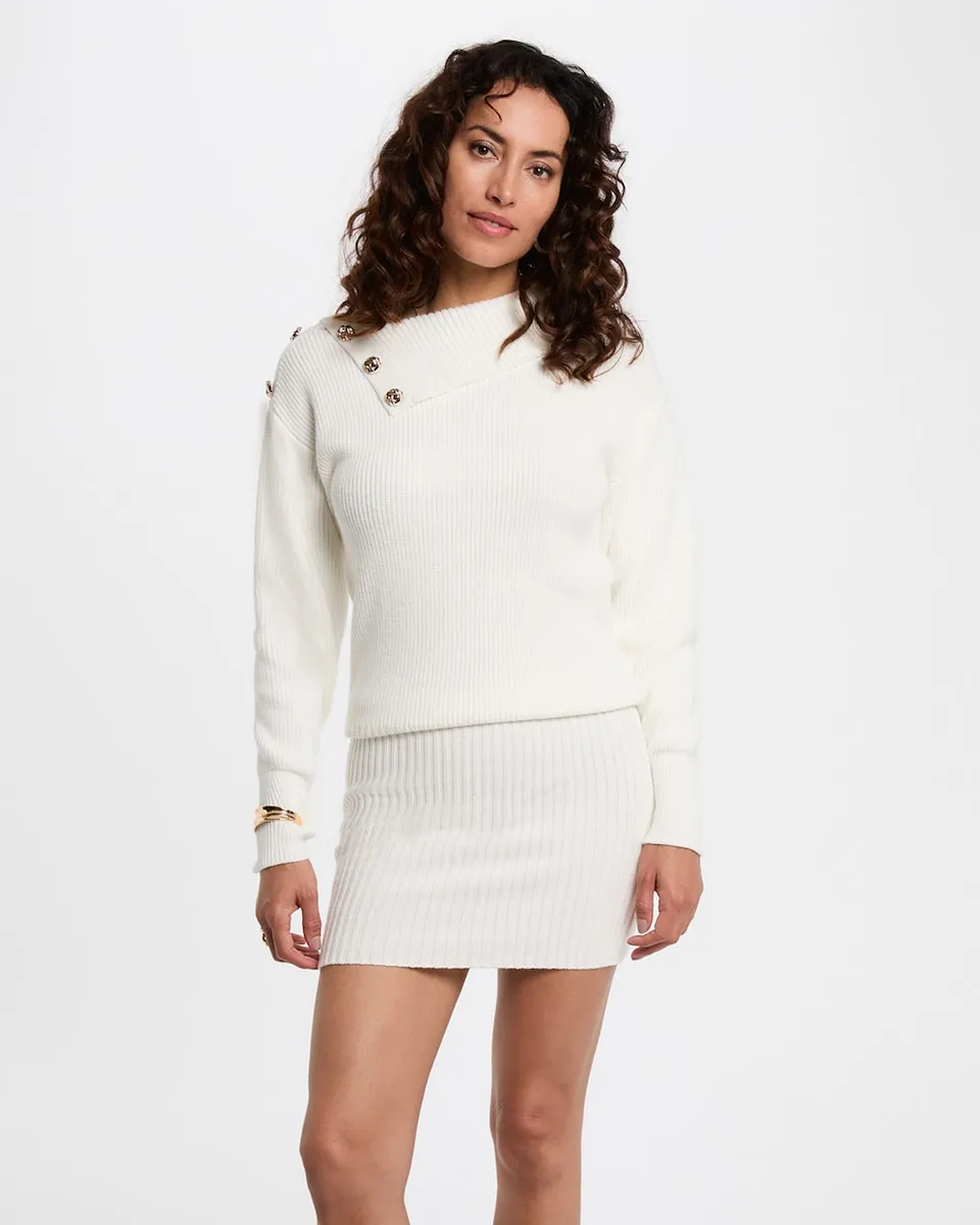 

Короткое облегающее платье Morgan, белый