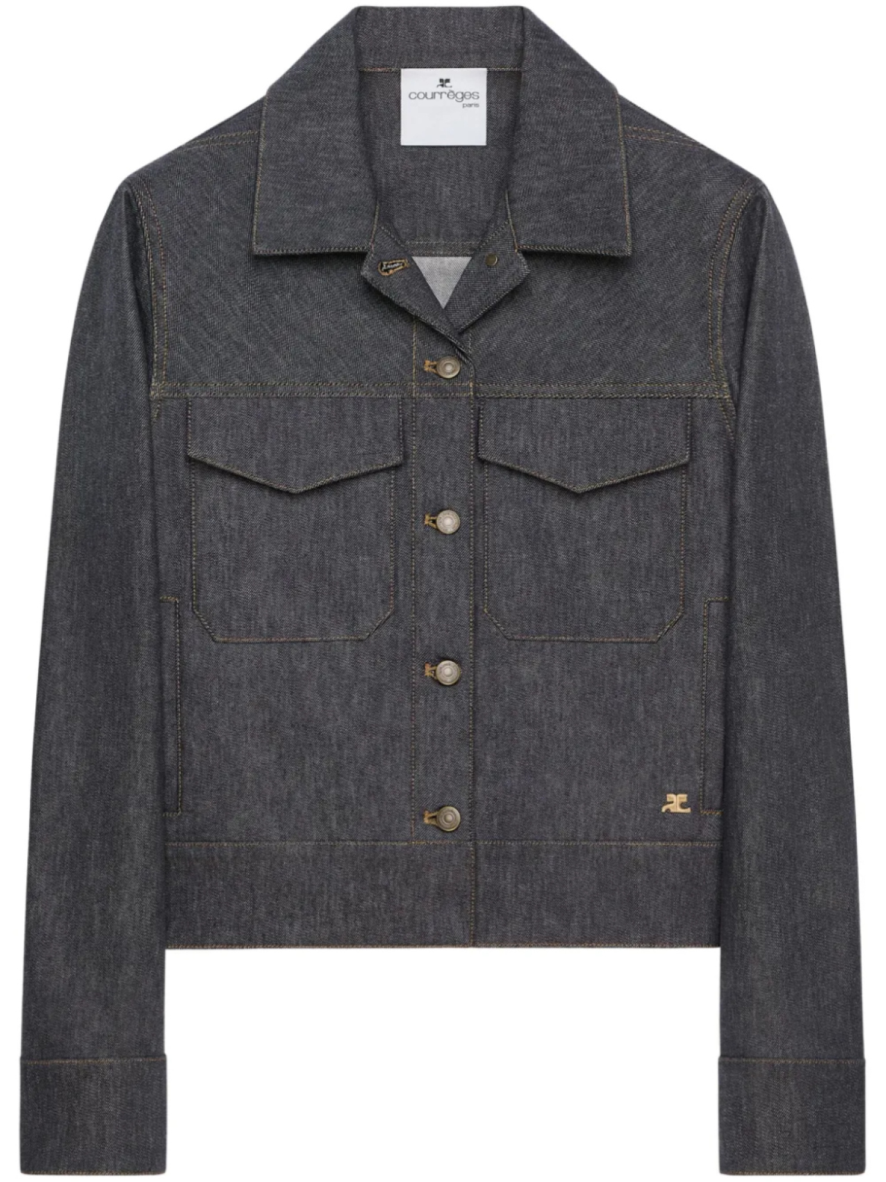 

Courrèges куртка Utility Trucker, серый