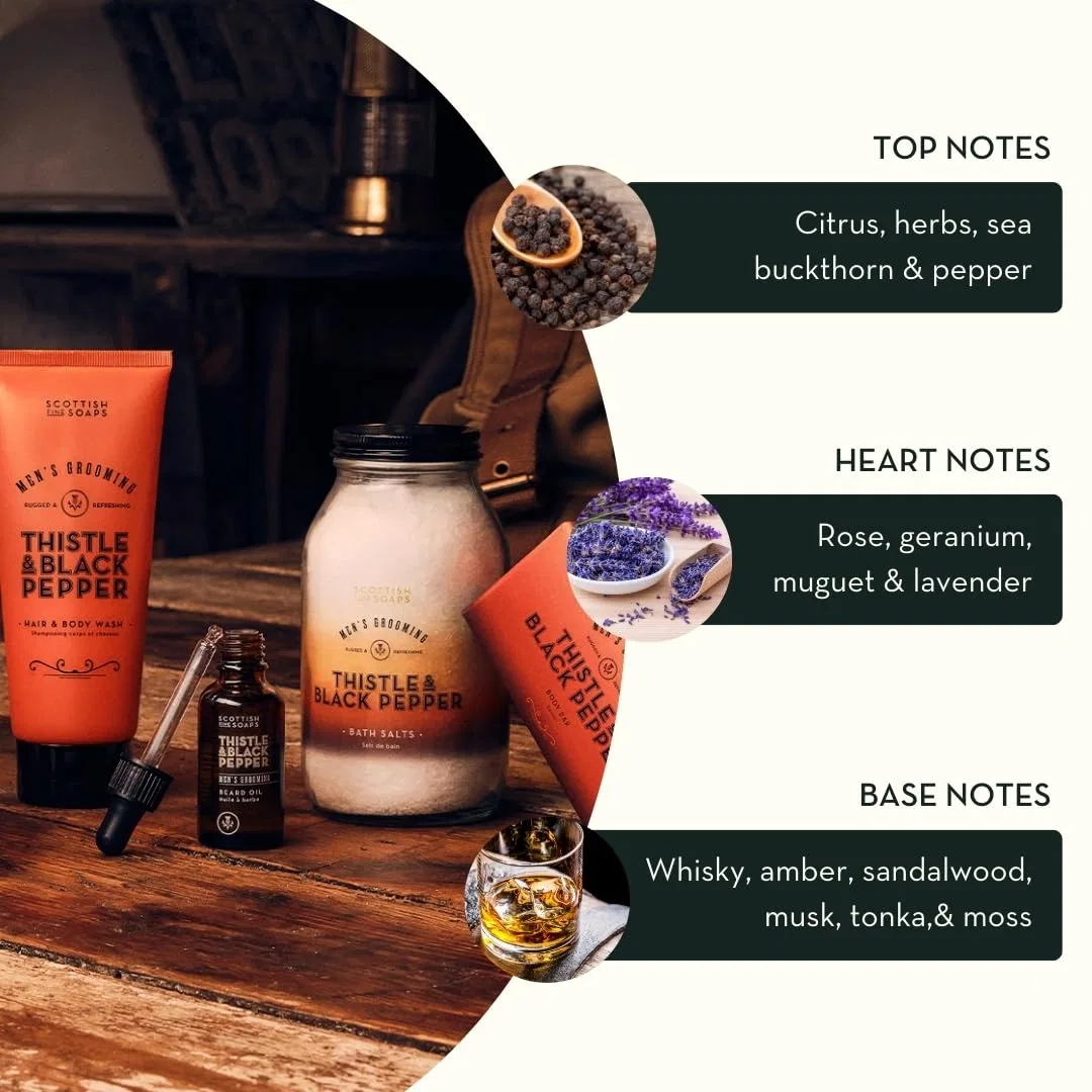 Мужской гель для душа Scottish Fine Soaps Thistle & Black Pepper 2-в-1, сменный блок 1.2 л Scottish Fine Soaps — фото 3