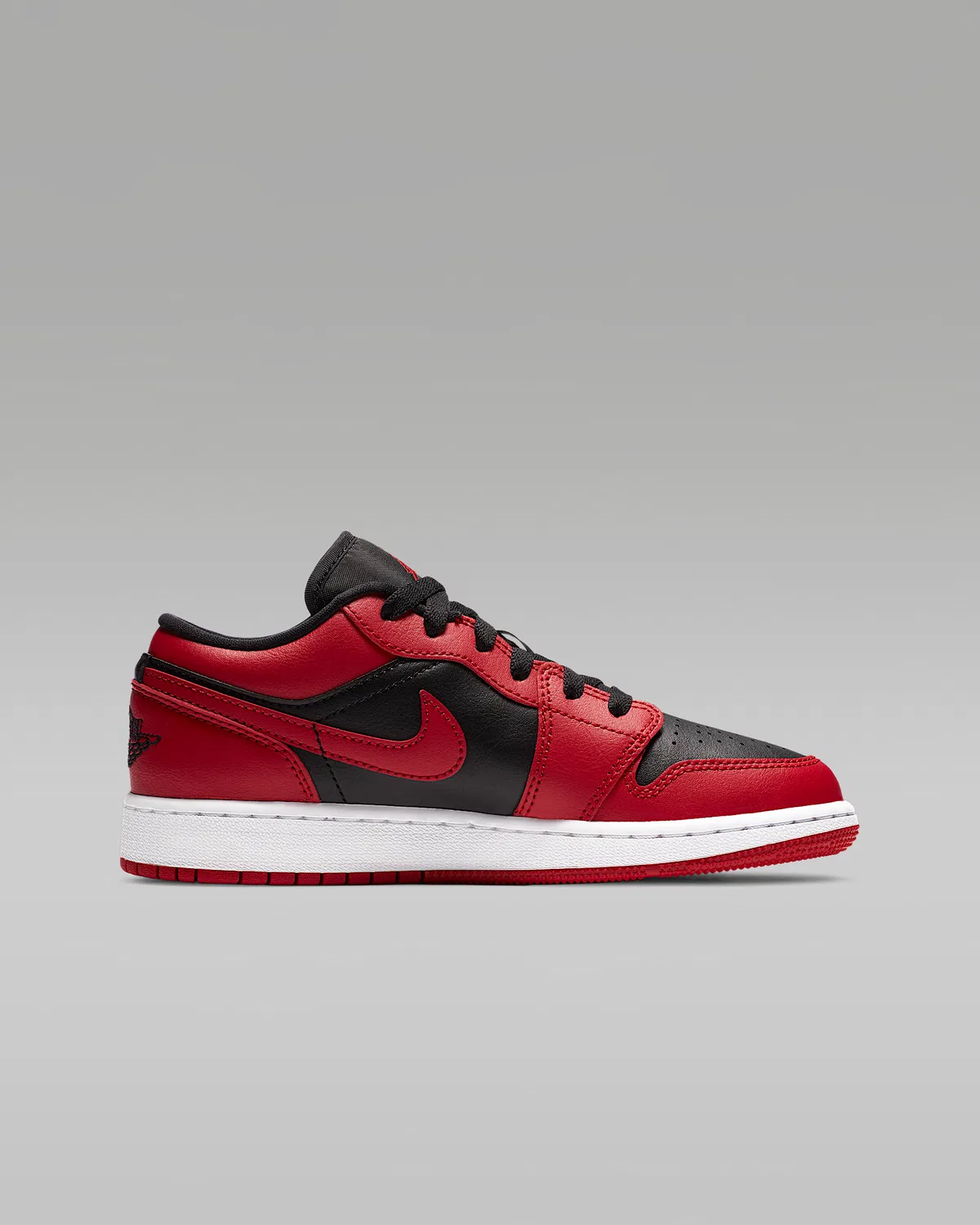 Кроссовки Air Jordan 1 Low для детей старшего возраста, Gym Red/White/Black — фото 3