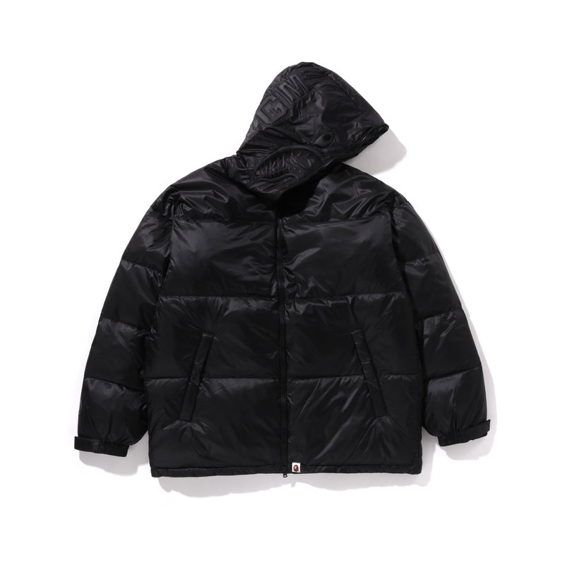 Футболка Bape Shark Relaxed Fit Down Jacket A BATHING APE, черная BKX — фото 2