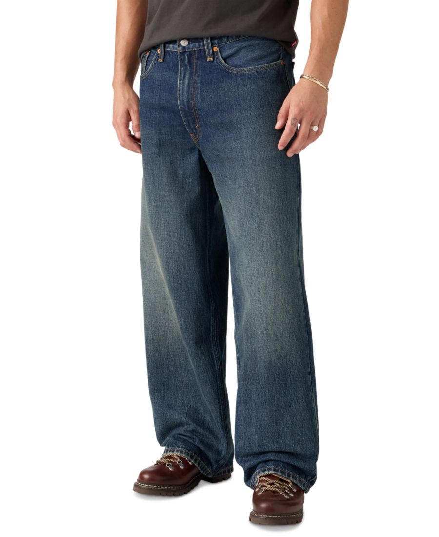 Мужские очень свободные джинсы Levi's, Dark rinse — фото 4