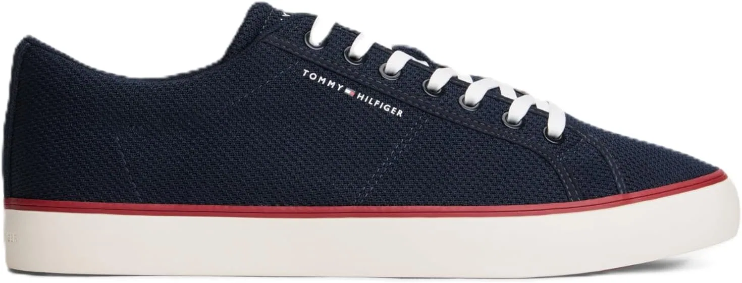 Мужские низкие кроссовки Tommy Hilfiger Harlem Core II Seasonal Textile Fm0fm05820, Blue Desert Sky