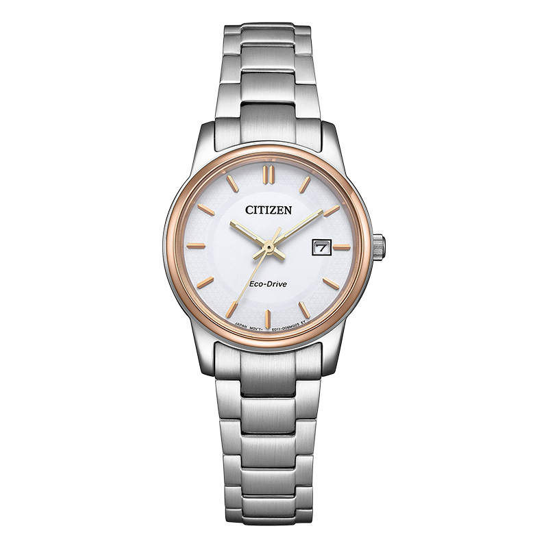 

CITIZEN Часы Solar Quartz Movement Metal Strap Watch Women's Watch White Dial, EW2319-71A