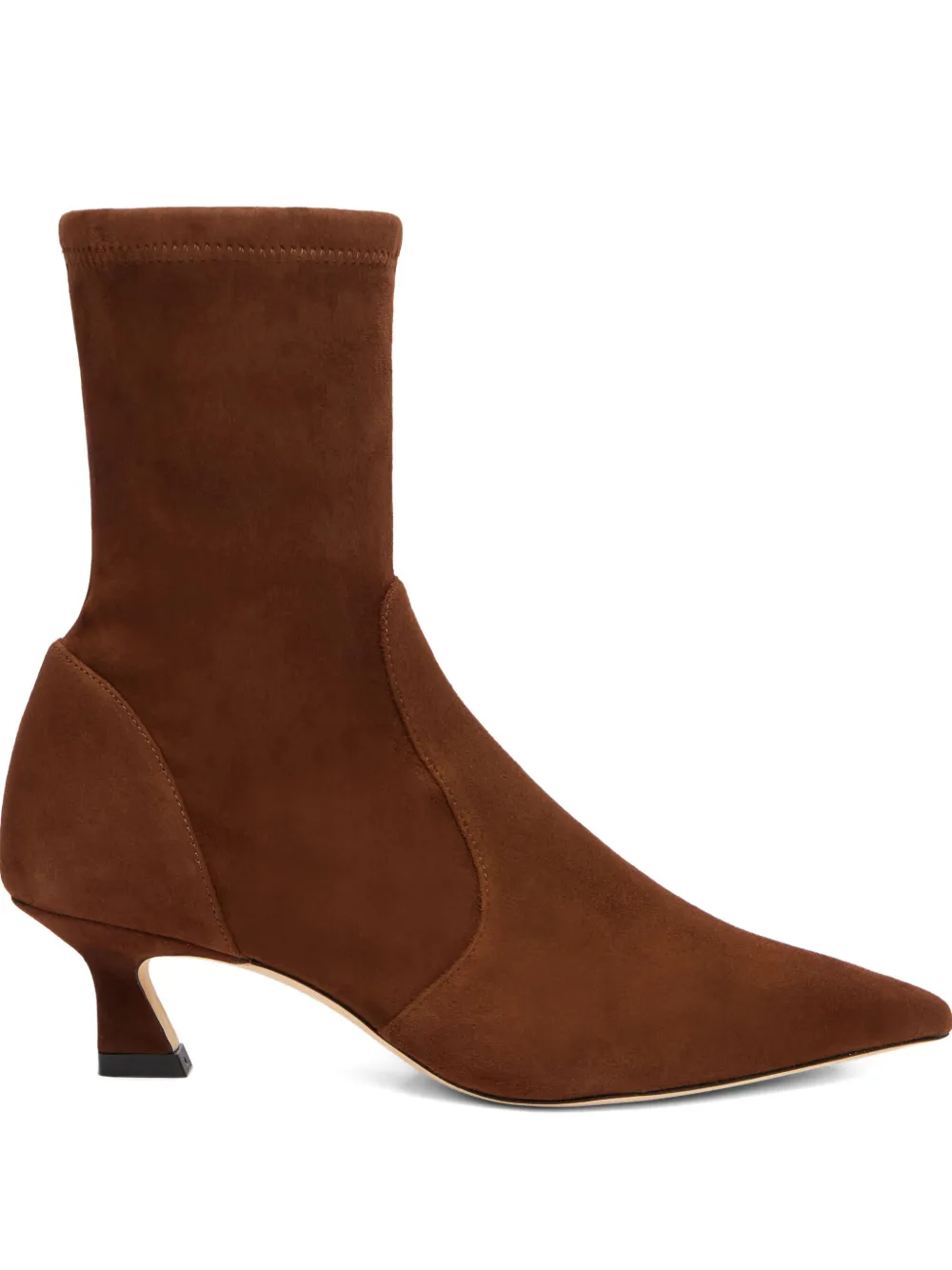 Ботинки Vinnie на каблуке 50 мм Stuart Weitzman, коричневый