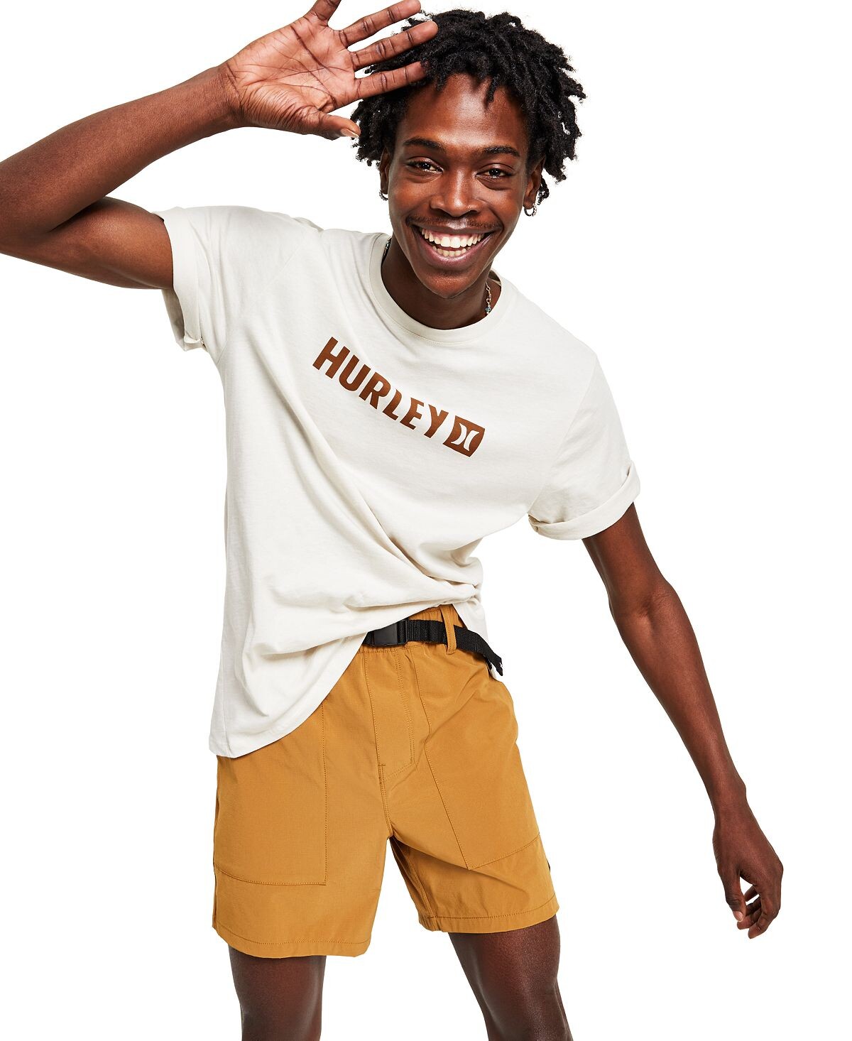 

Мужская повседневная футболка The Box с короткими рукавами Hurley