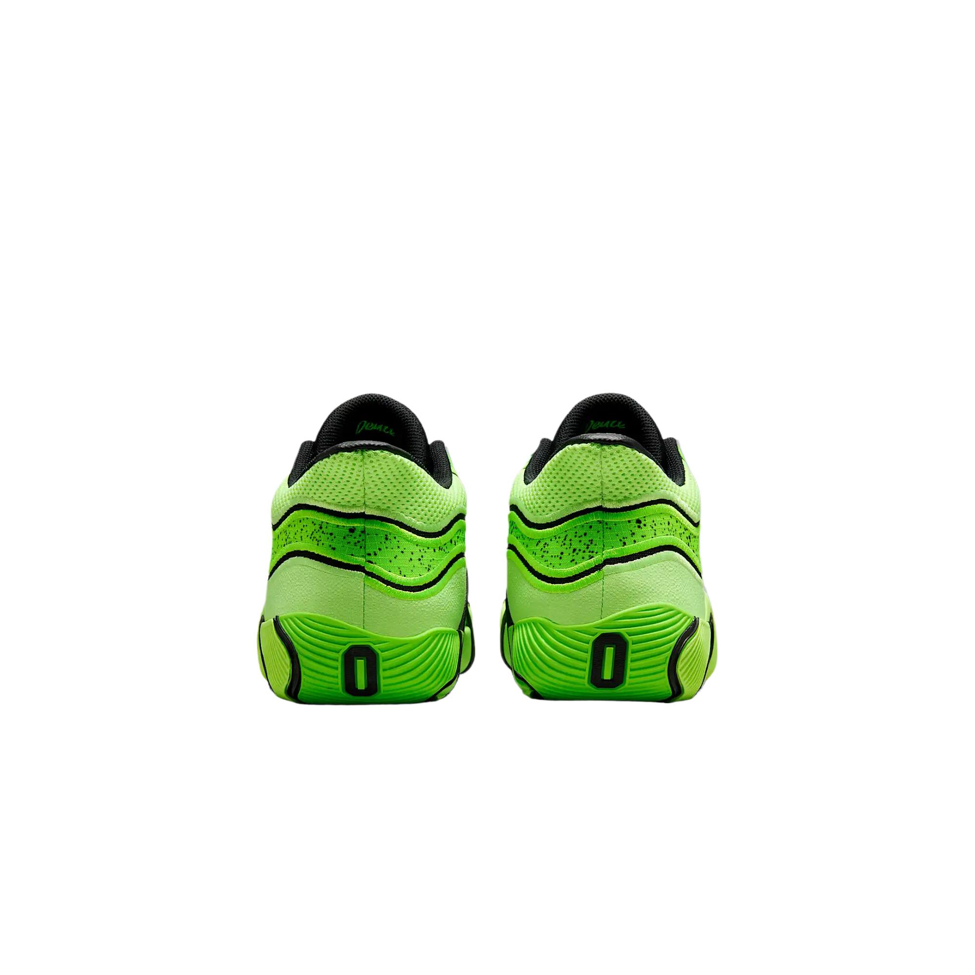 Jordan Tatum 3 детские баскетбольные кроссовки Contour Green Black Electronic Green — фото 4