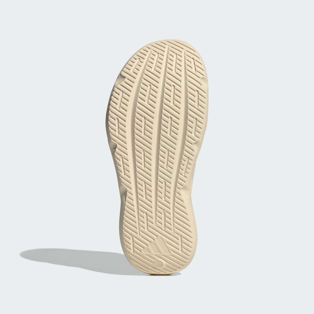 Шлепанцы Adidas Lightblaze Slides, цвет Wonder White/Core Black/Wonder White — фото 3