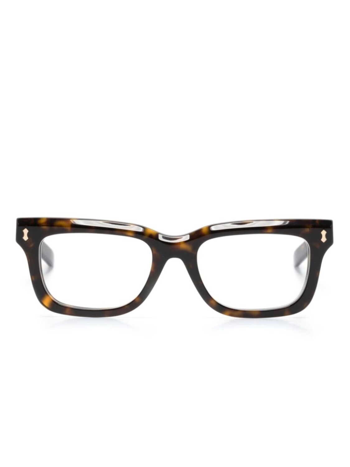 

Gucci Eyewear очки в квадратной оправе черепаховой расцветки, коричневый
