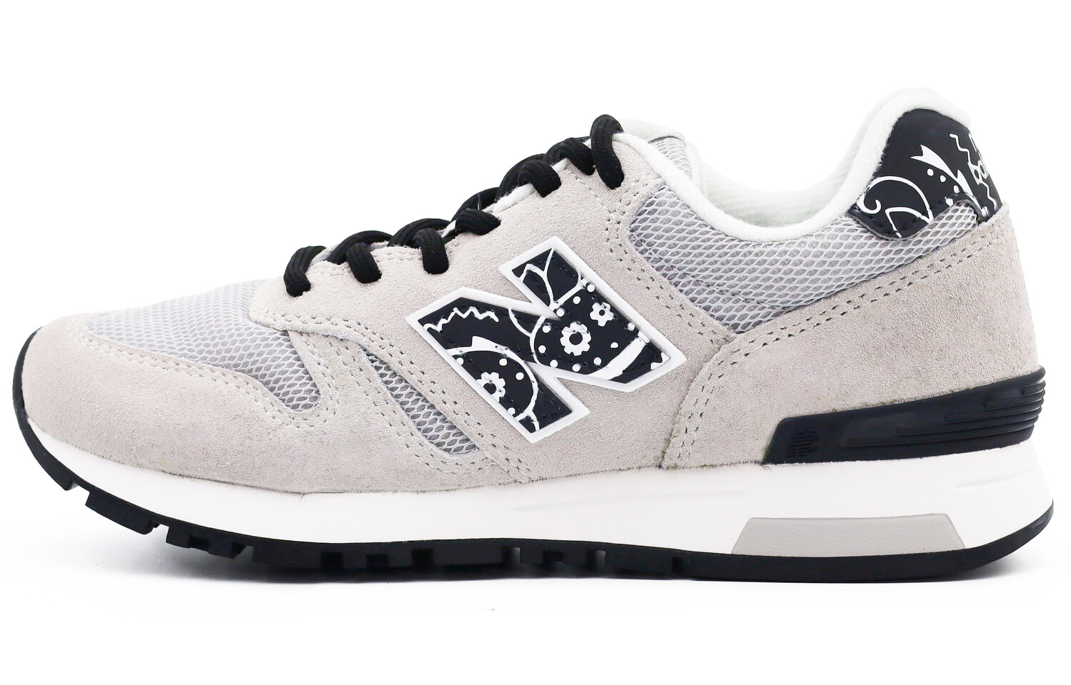 

Кроссовки NB 565 унисекс средней высоты серые/белые/черные New Balance, Черный, Кроссовки NB 565 унисекс средней высоты серые/белые/черные New Balance