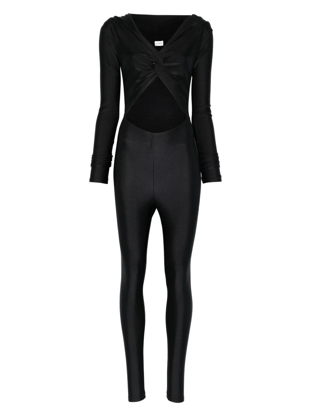 

Комбинезон с драпировкой The Andamane, черный