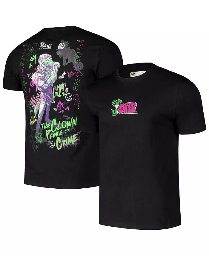 

Мужская черная футболка Batman Comics the Joker Ha Ha Ha Ha Freeze Max, черный