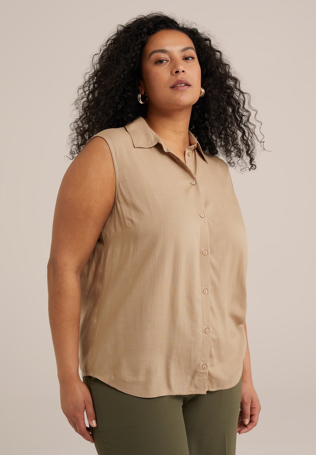 

Топ CURVE WE Fashion, коричневый