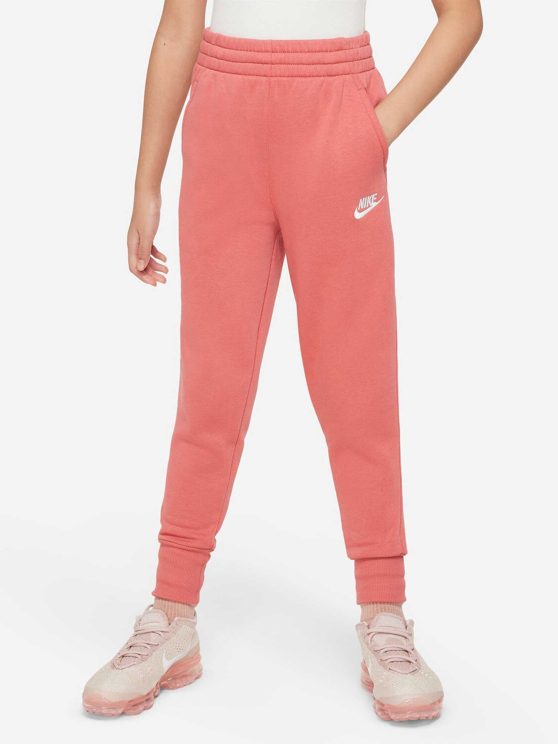 

Спортивные брюки Nike G NSW CLUB FLC HR FTD PNT LBR, красный