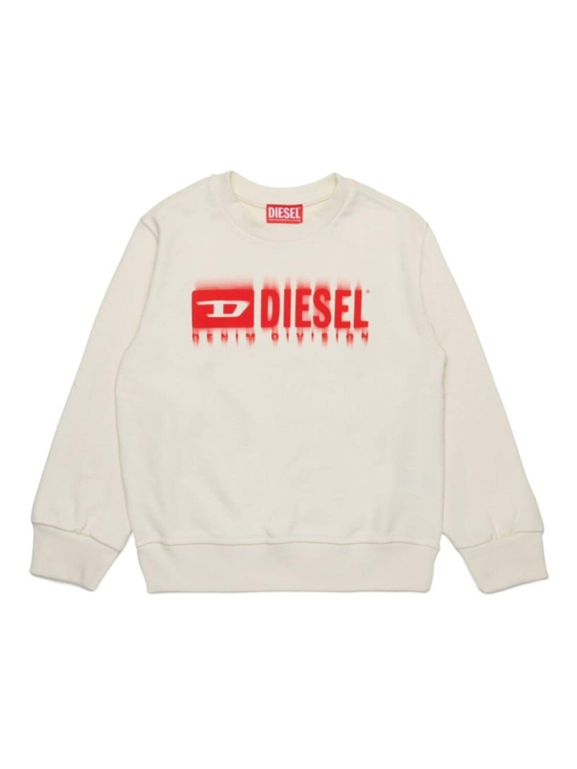 

Diesel Kids хлопковая толстовка с логотипом, нейтральный цвет