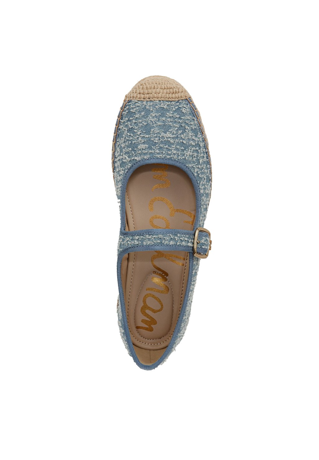 Балетки с ремешком на щиколотке MARY JANE MACKIE - Espadrilles Sam Edelman, синий — фото 3