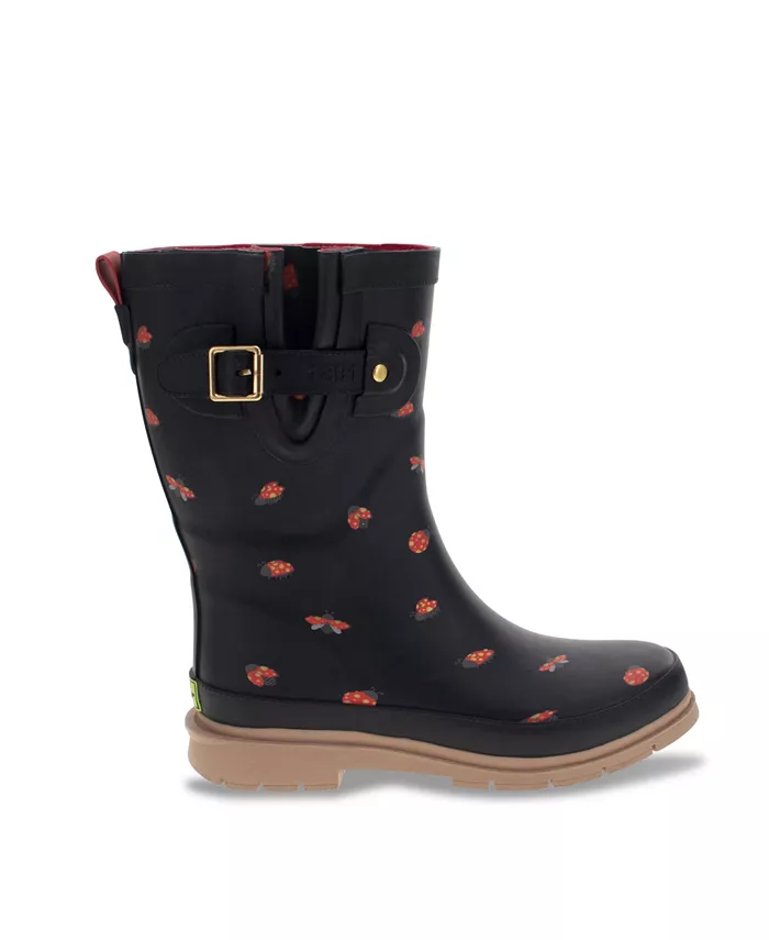 Женские резиновые сапоги Lucky Ladybug Mid Western Chief, черный