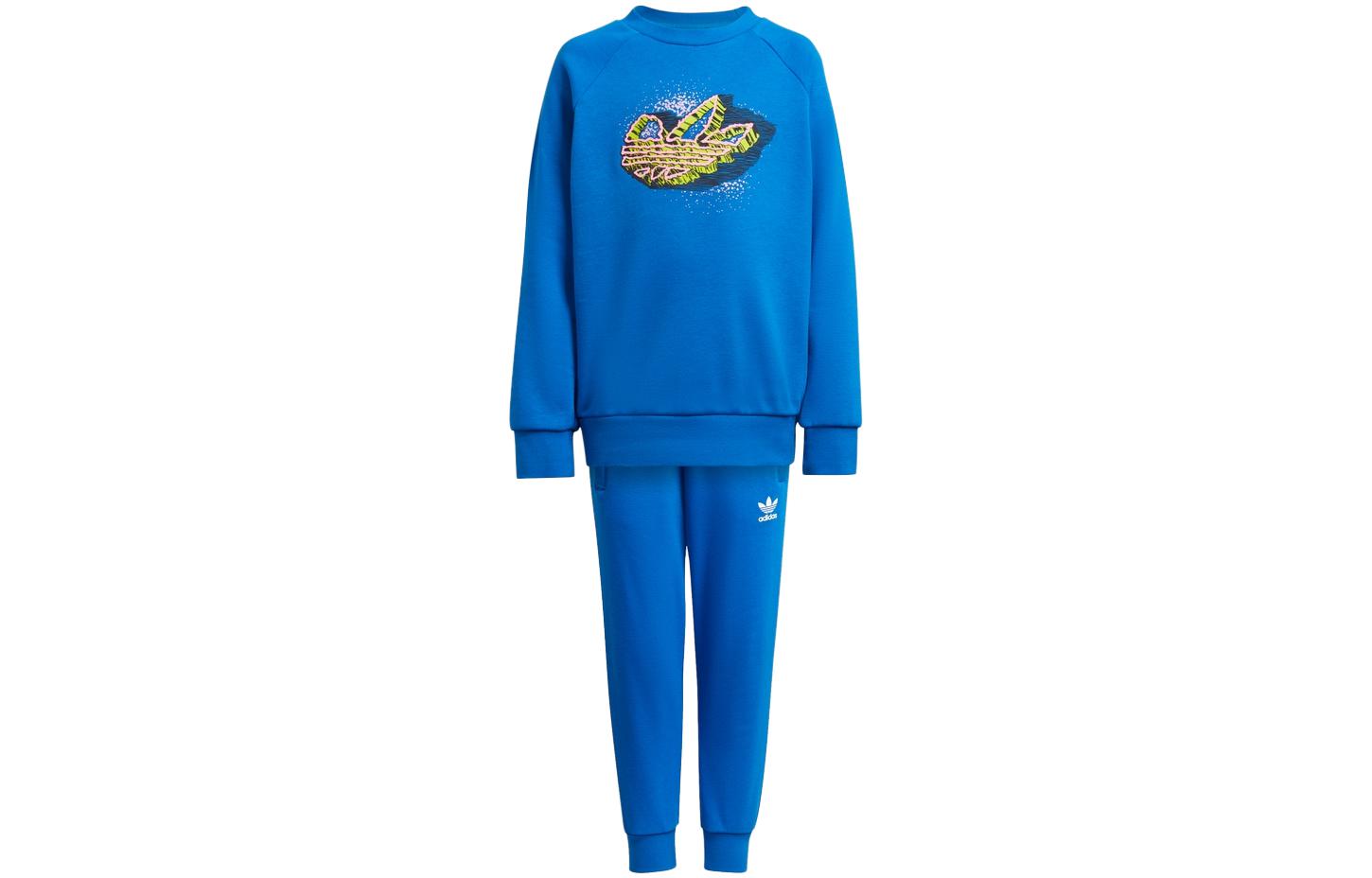 Adidas Повседневный спортивный костюм Sky Blue для детей — фото 3