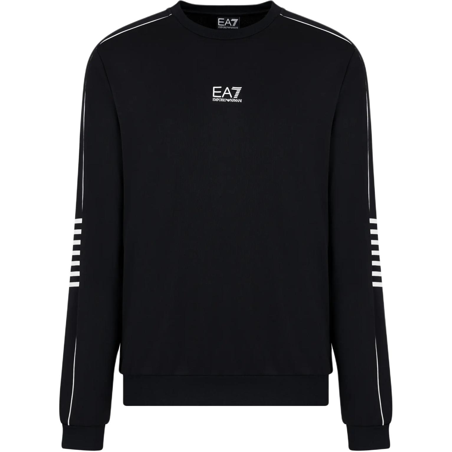 EMPORIO ARMANI Толстовка EA7 FW24 мужская черная — фото 3