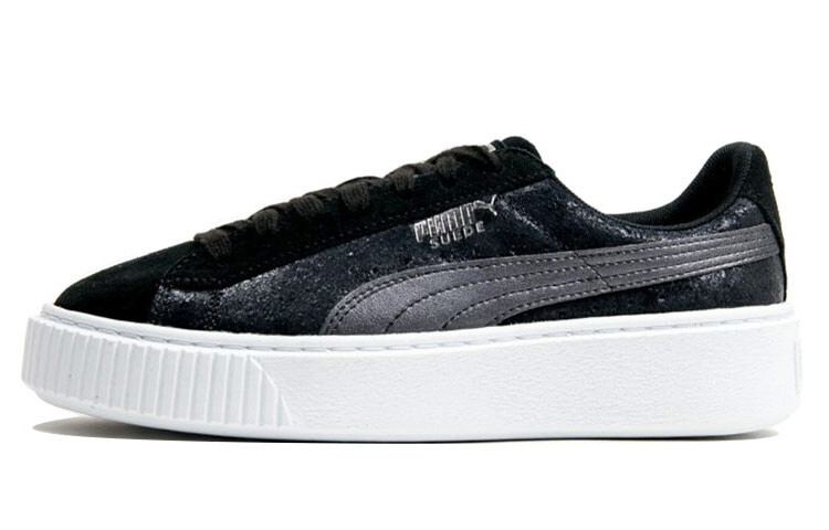 

Замшевые туфли для скейтбординга женские низкие черные Puma