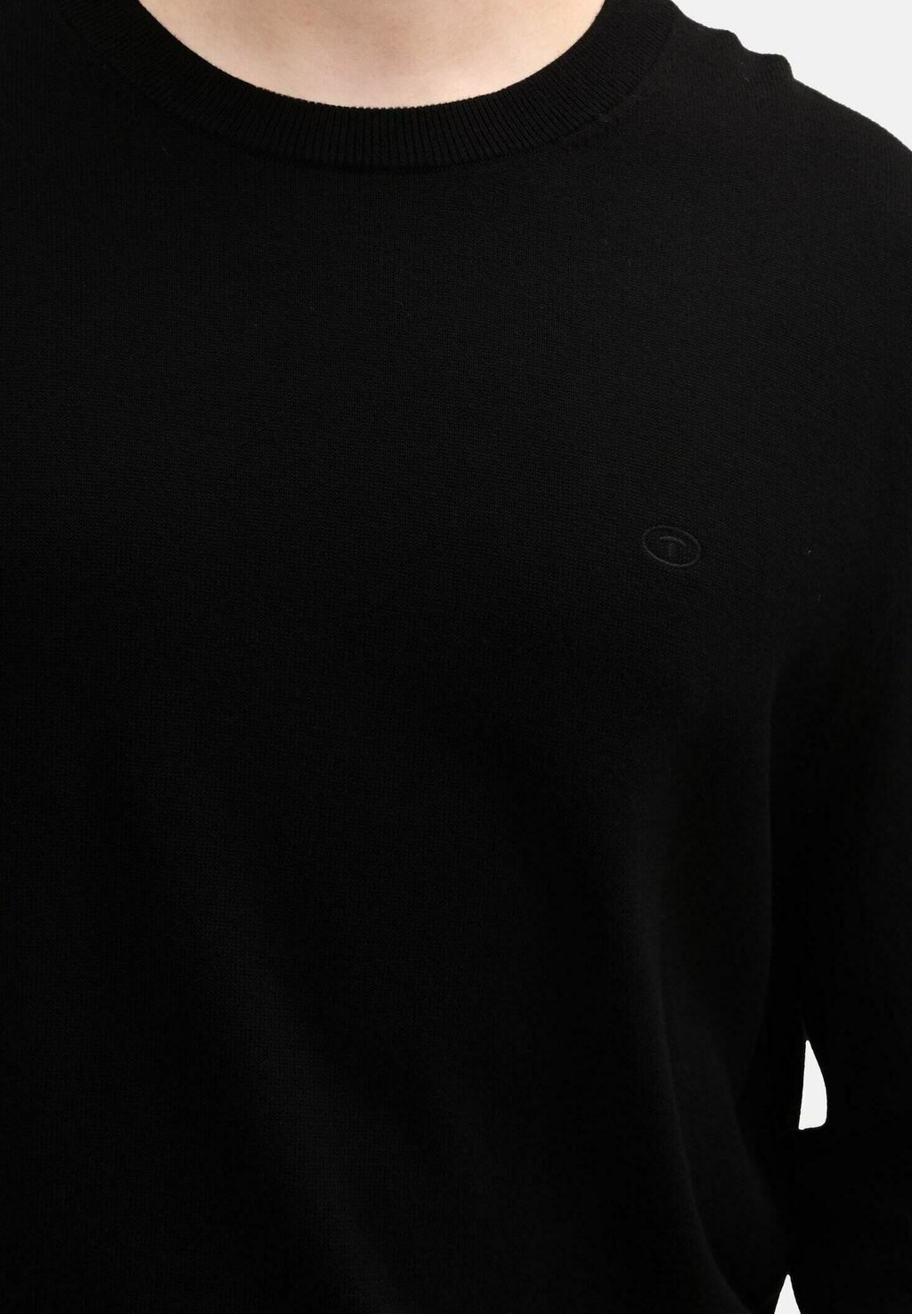 

Толстовка MIT LOGO STICKEREI TOM TAILOR, черный