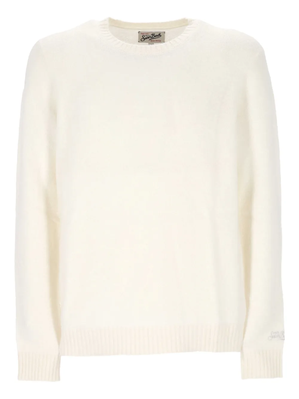 

Свитер с круглым вырезом Mc2 Saint Barth, белый