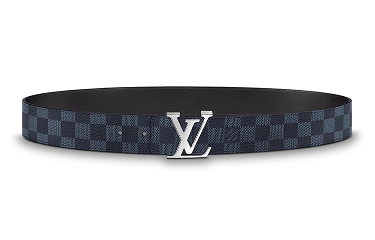 

Lv Initiales Реверсивный ремень Damier Cobalt 40MM LOUIS VUITTON