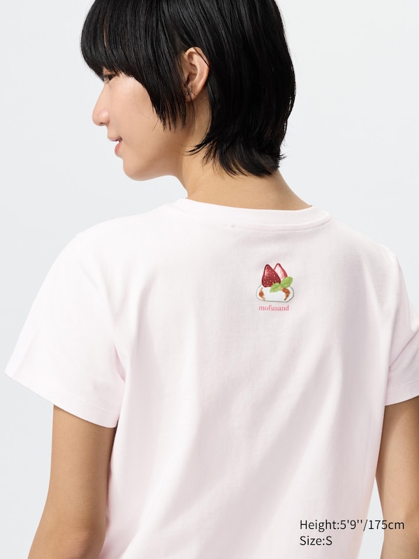 Футболка UT Mofusand Uniqlo, 10 pink — фото 2