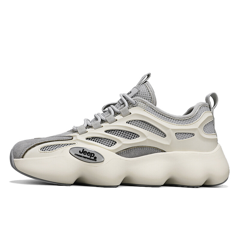 

Кроссовки Jeep Chunky Sneakers Men Low-top Gray, серый