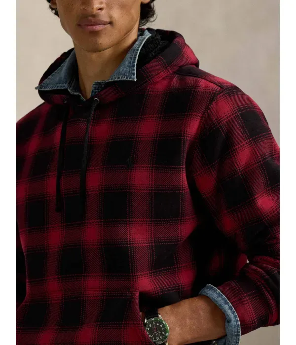 Толстовка с подкладкой regular fit Polo Ralph Lauren, красный — фото 4