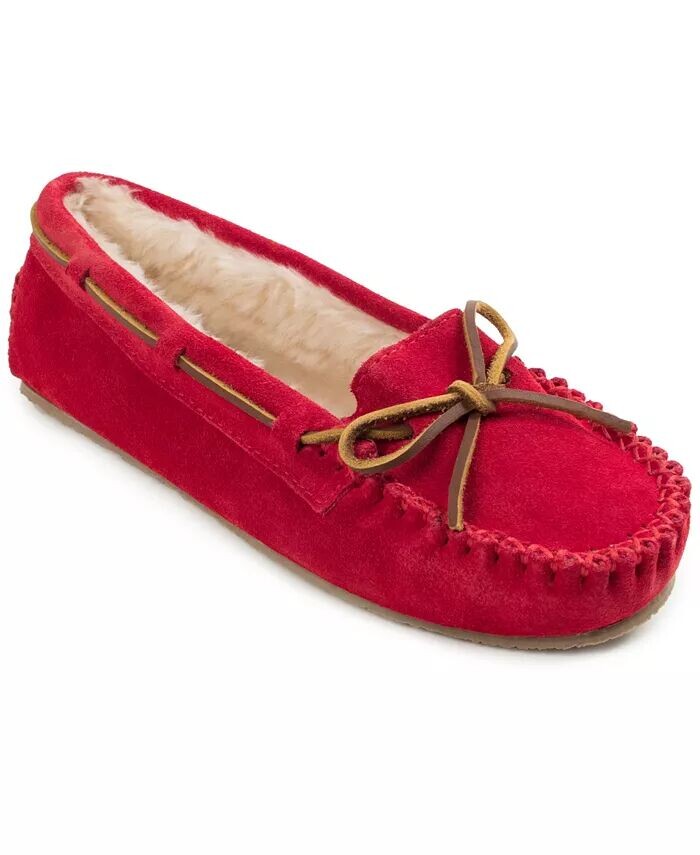 

Женские тапочки-мокасины Cally Minnetonka, красный