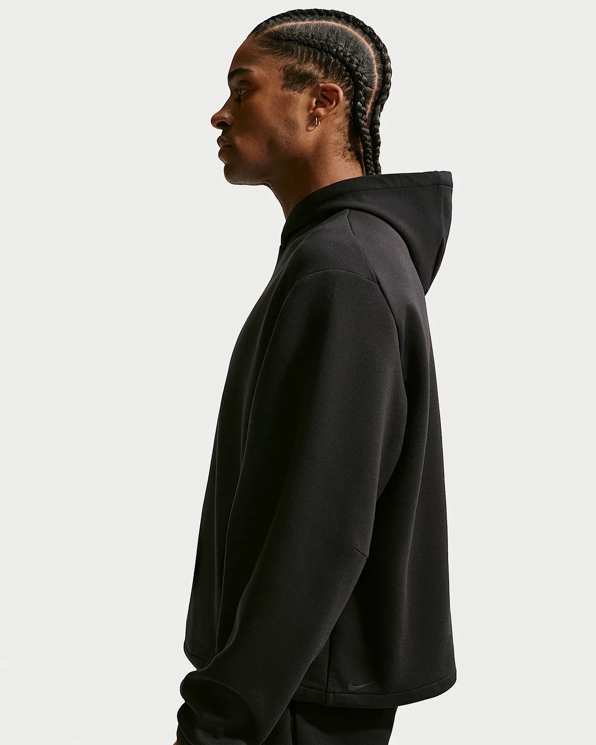Мужская баскетбольная худи Nike Dri-FIT Kobe, Black/Black — фото 2