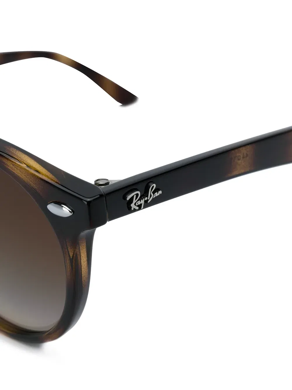 Солнцезащитные очки в круглой оправе Ray-Ban Junior, коричневый — фото 2