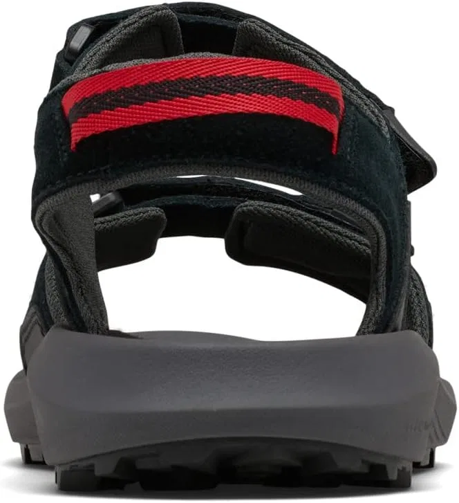 Мужские треккинговые сандалии Columbia Trailstorm Hiker с двумя ремешками, Black X Dark Grey — фото 4