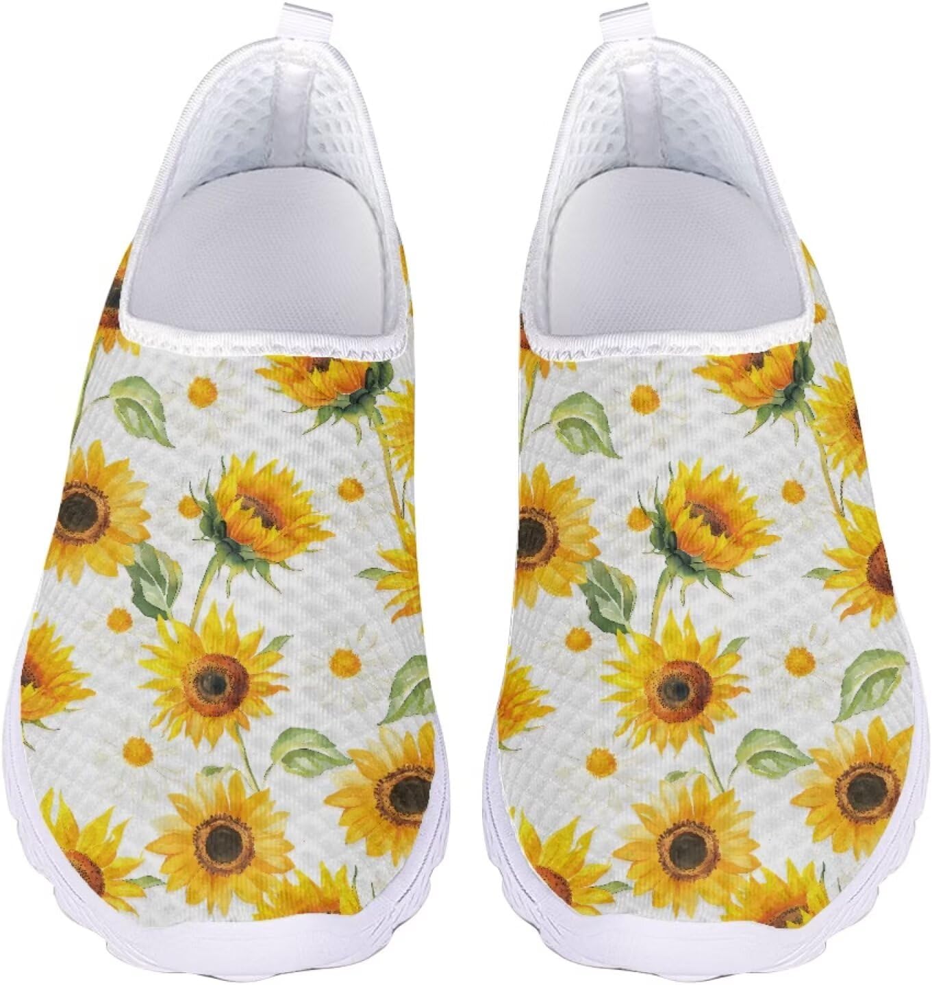 

Кроссовки Jeiento Comfort Slip On для женщин и мужчин с сеткой, дышащие теннисные кроссовки для спорта и бега, повседневные лоферы с бабочкой, желтый