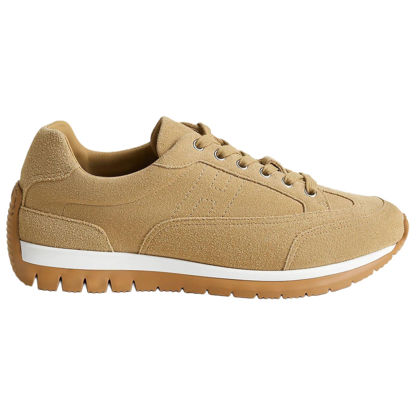 HERMES Кроссовки Libera Low top Casual мужские бежевые — фото 3