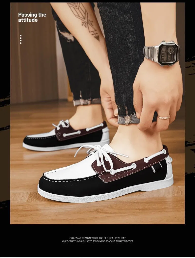 Кроссовки для ходьбы мужские White and Black HoaloX — фото 4
