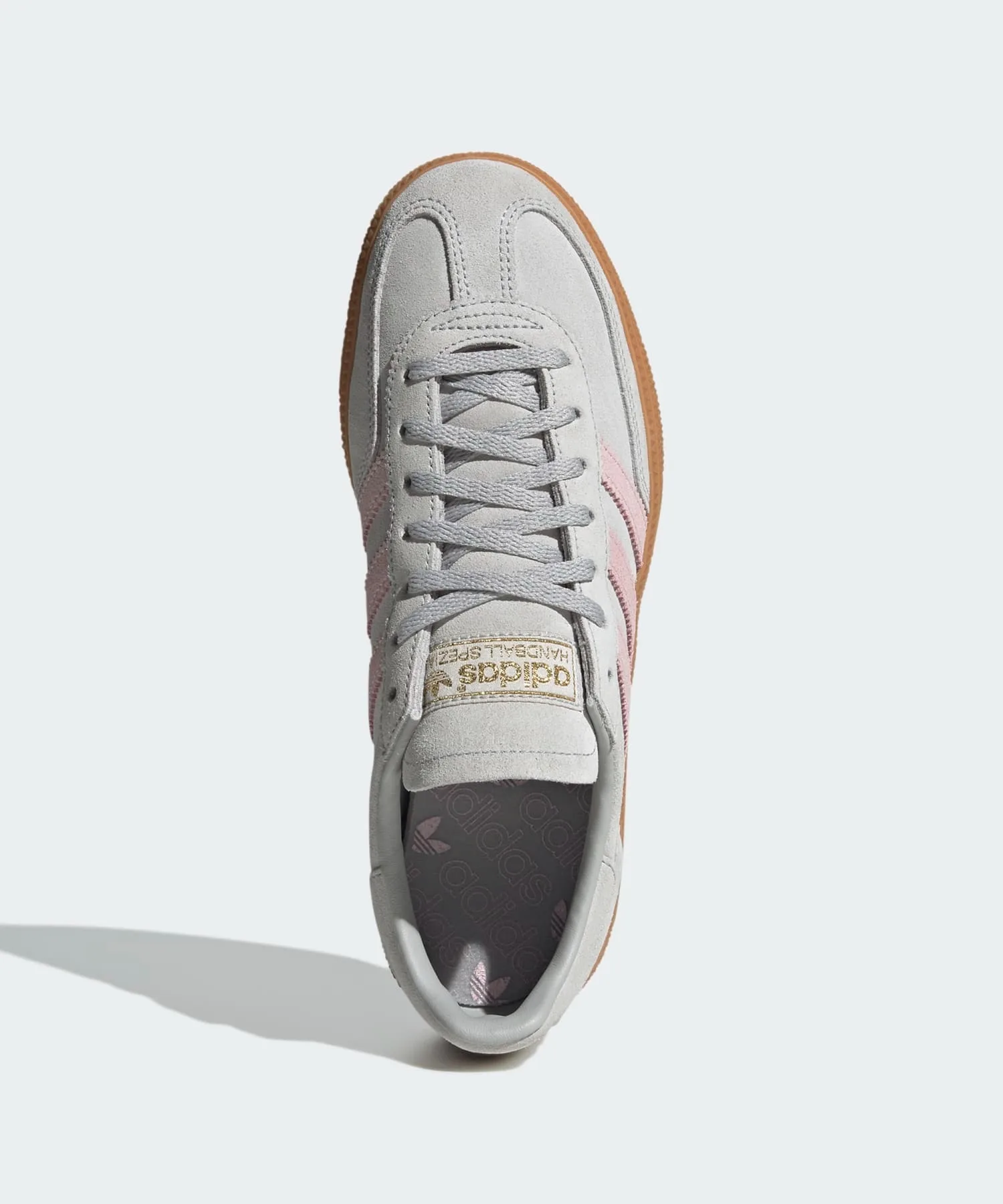 Кроссовки из натуральной кожи Handball Spezial adidas Originals коричневые — фото 2