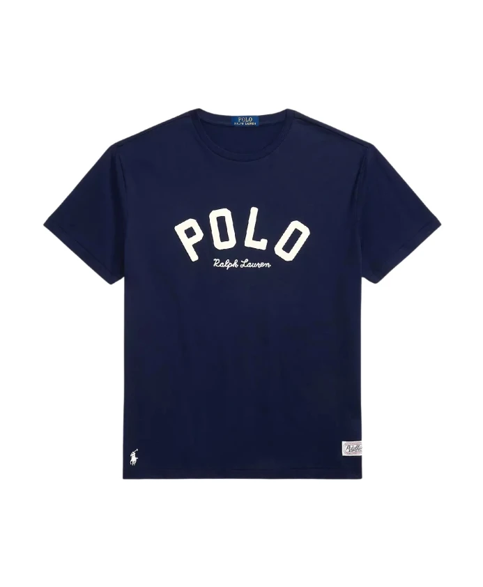 

Синяя рубашка с логотипом классического кроя Ralph Lauren, синий