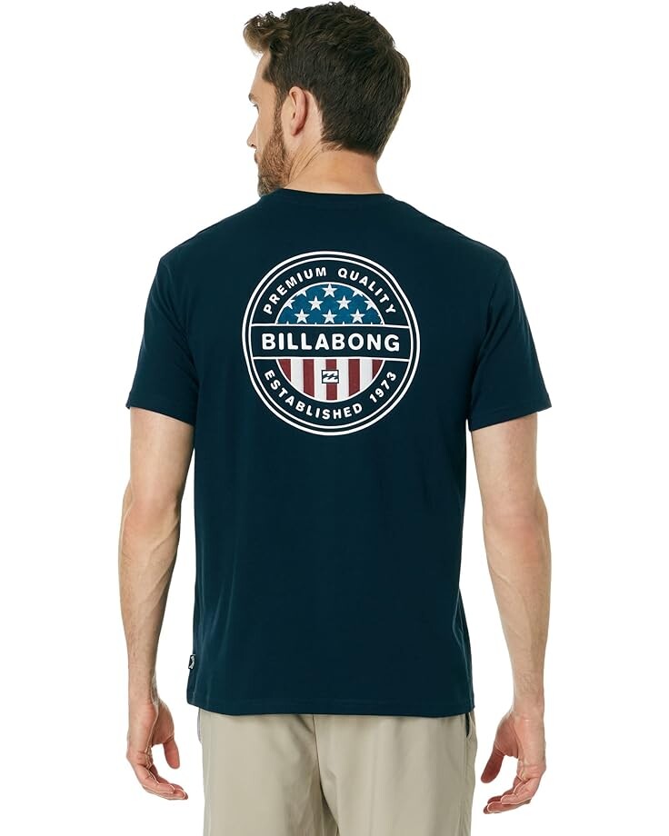 

Футболка Billabong American Rotor Short Sleeve Tee, темно-синий
