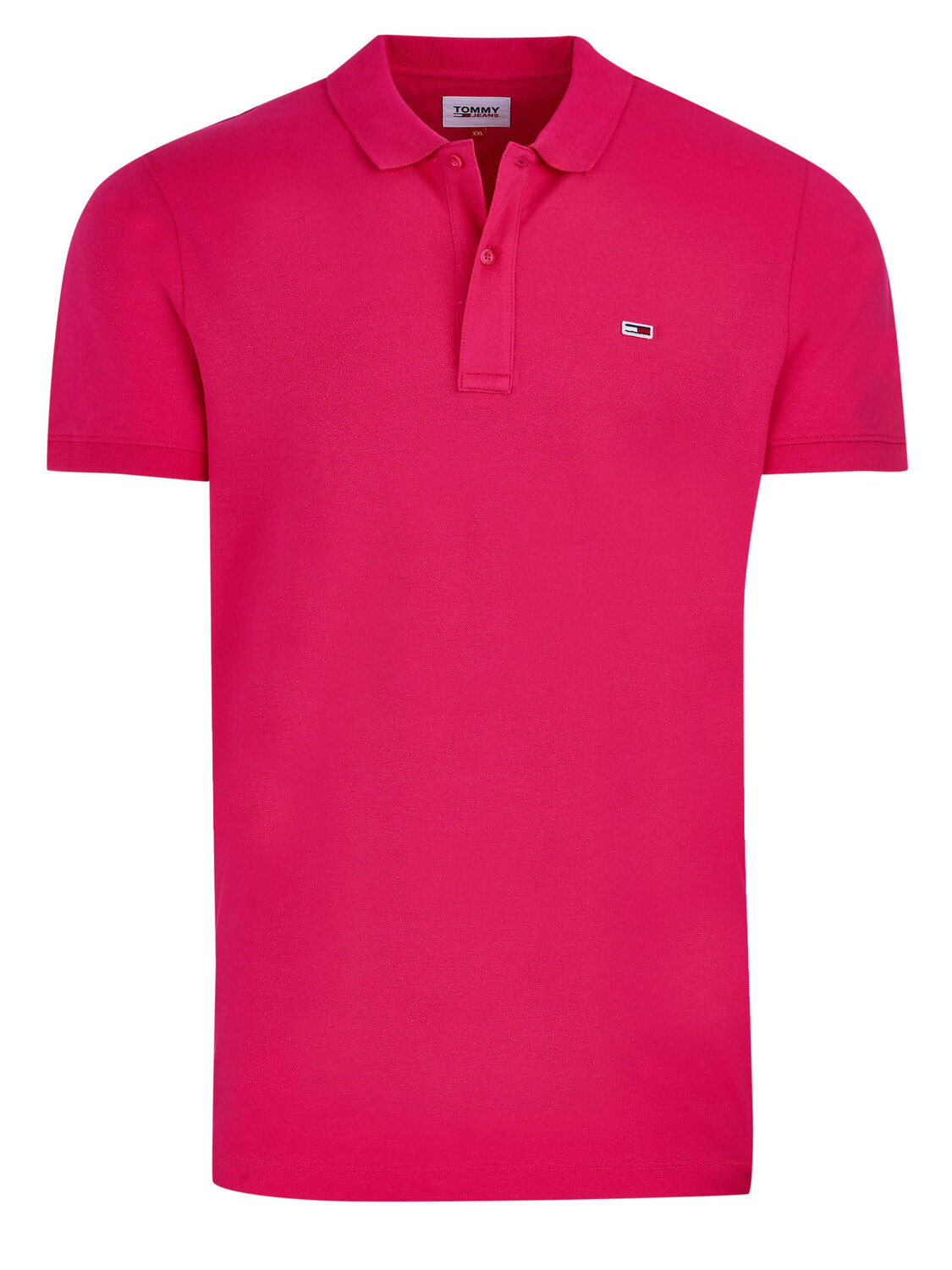 

Джинсовая рубашка-поло Tommy Hilfiger, розовый