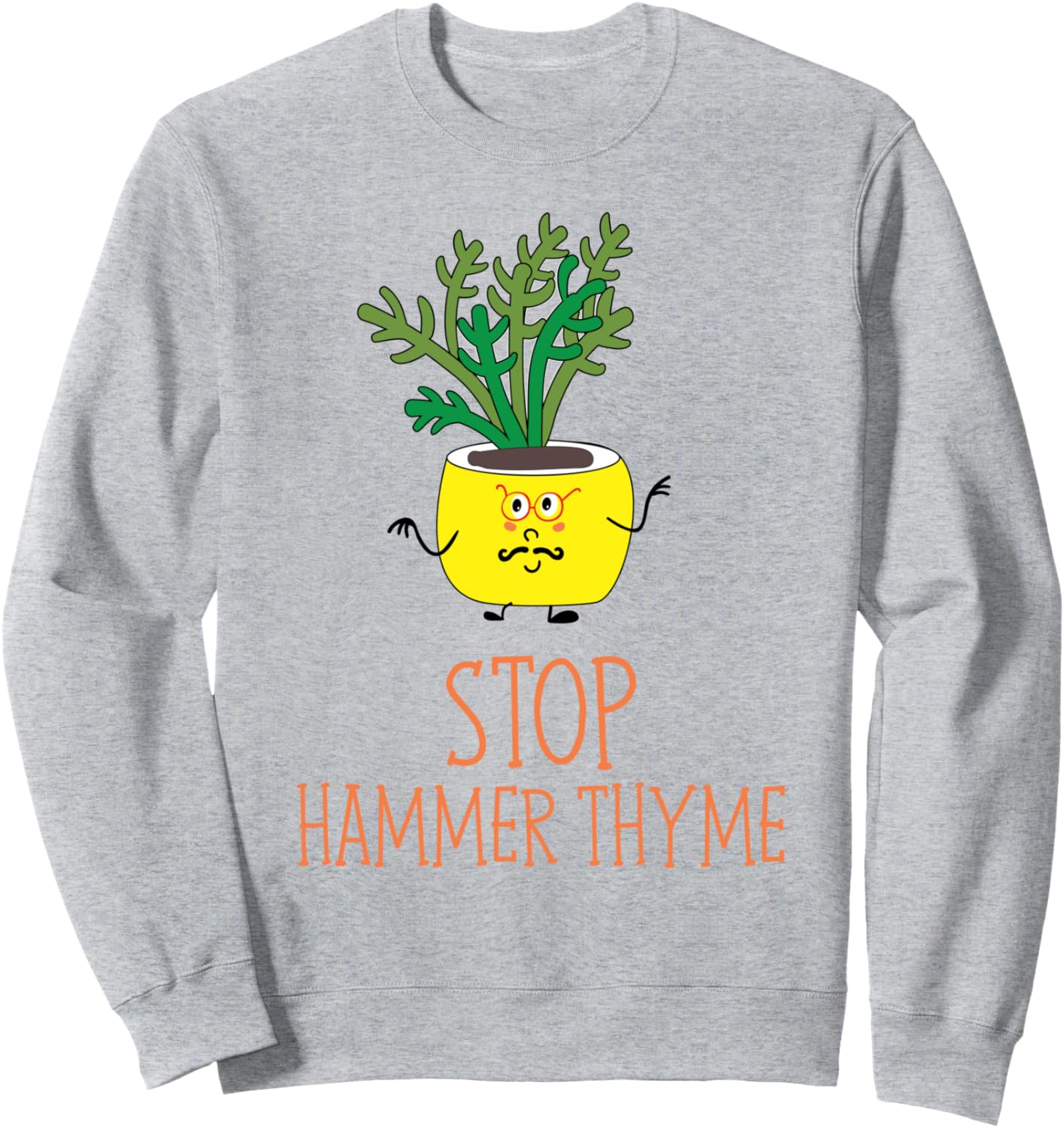 

Садоводство, травы, остановка молотка, время, каламбур, толстовка Plant Vegetable Hs0, серый